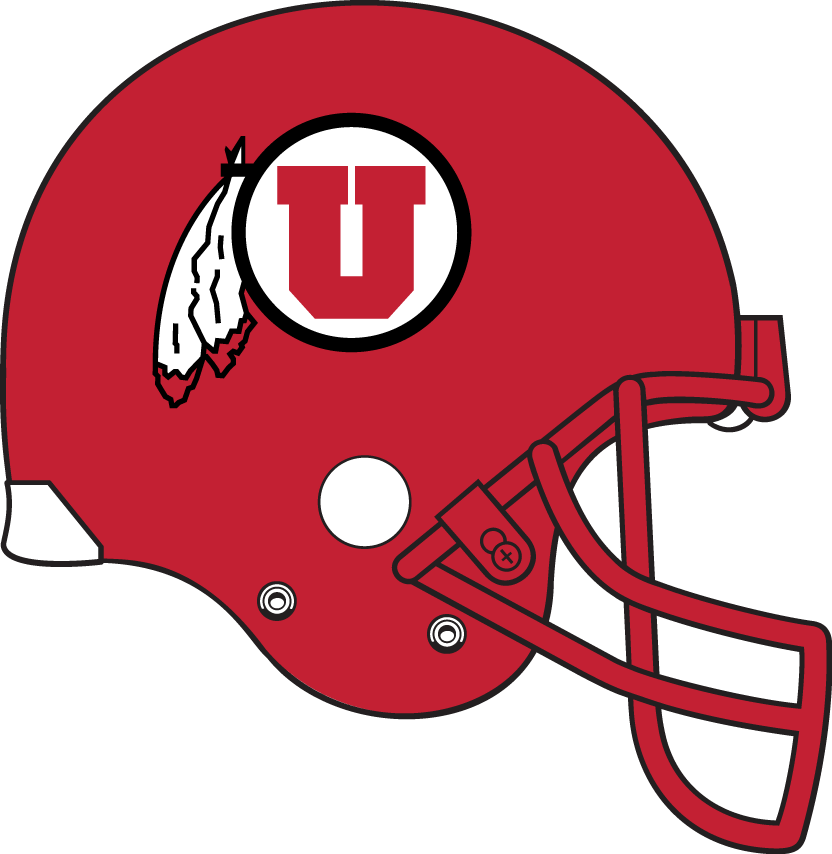 Utah Utes 2015-Pres Helmet Logo vinyl decal